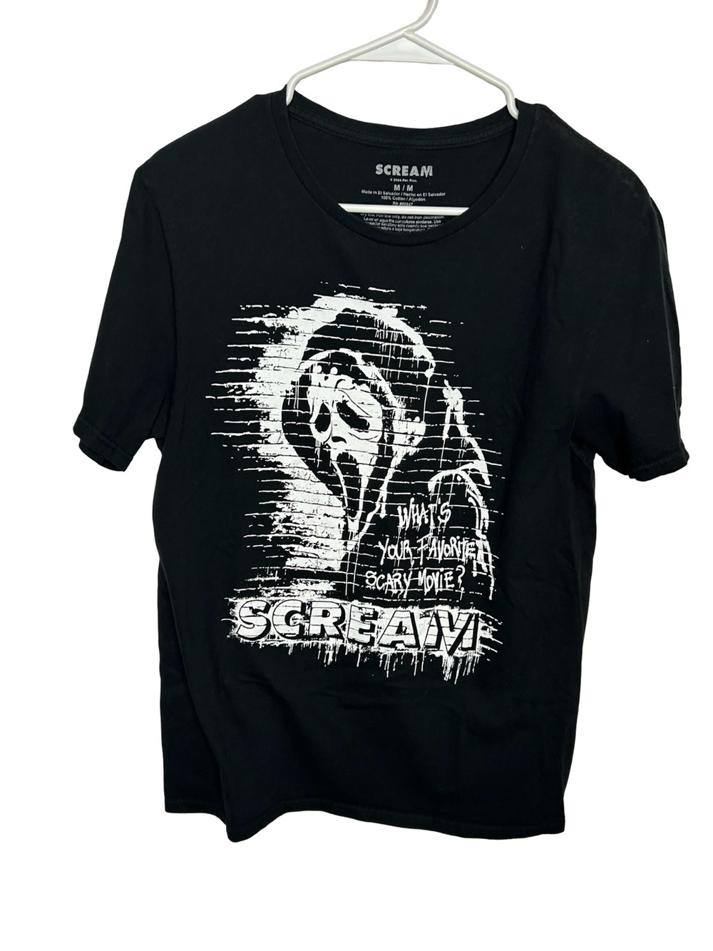 Scream Graphic Short Sleeve Tee - Black